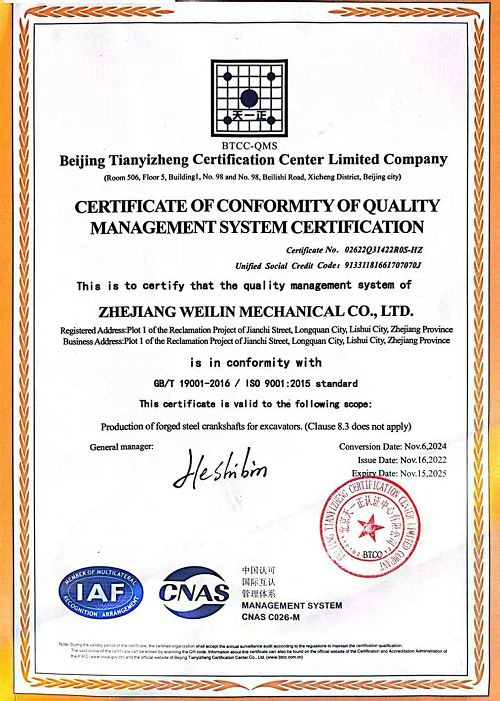 6138 31 1110 ISO certification